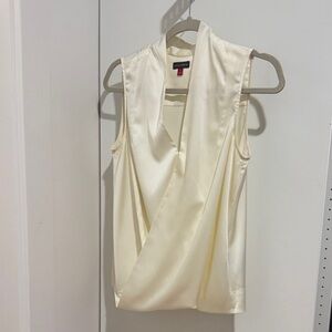 Vince Camuto Ivory Sleeveless Top